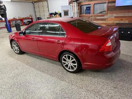 Red 2010 Ford Fusion SEL