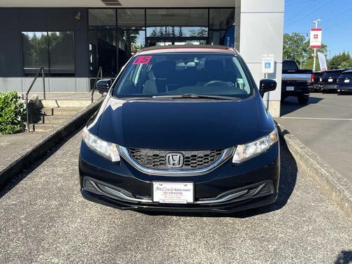 CRYSTAL BLACK PEARL BLAC 2015 Honda Civic SE