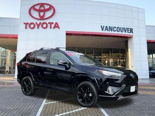 Midnight Black Metallic 2024 Toyota RAV4 Hybrid SE