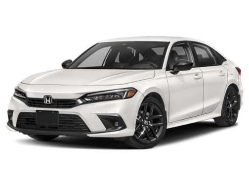 Platinum White Pearl 2024 Honda Civic Sport
