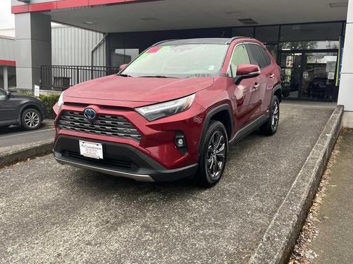 Ruby Flare Pearl 2023 Toyota RAV4 Hybrid Limited