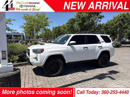 White 2022 Toyota 4Runner TRD Pro