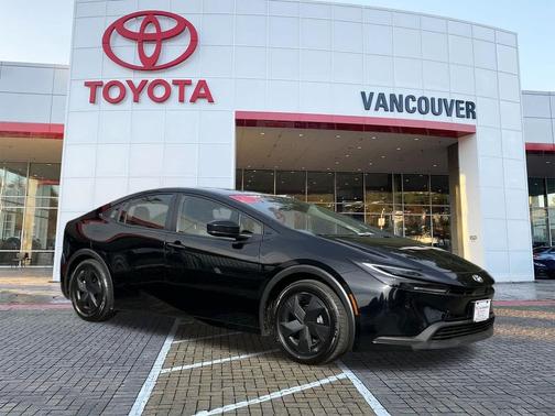 Midnight Black Metallic 2025 Toyota Prius LE