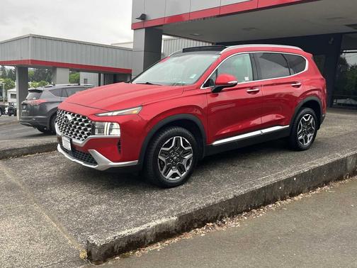 Calypso Red 2023 Hyundai SANTA FE HEV SEL Premium