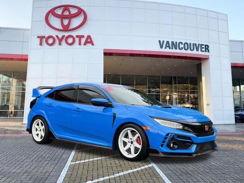 Boost Blue Pearl 2021 Honda Civic Type R Touring
