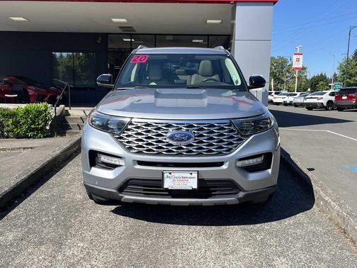 Iconic Silver Metallic 2020 Ford Explorer Platinum