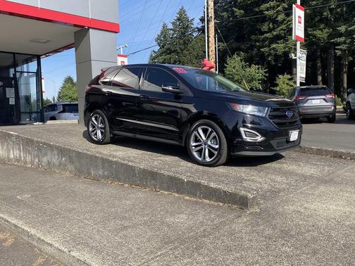 Shadow Black 2018 Ford Edge Sport