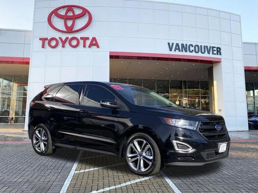 Shadow Black 2018 Ford Edge Sport