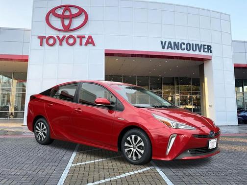 Supersonic Red 2021 Toyota Prius XLE