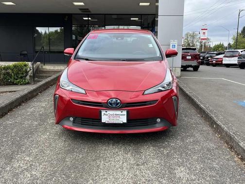 Supersonic Red 2021 Toyota Prius XLE