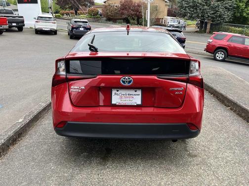 Supersonic Red 2021 Toyota Prius XLE