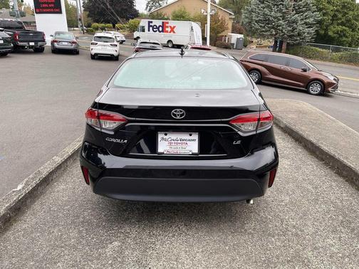 Midnight Black Metallic 2025 Toyota Corolla LE
