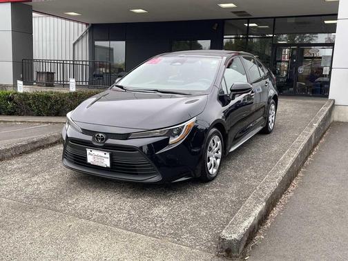 Midnight Black Metallic 2025 Toyota Corolla LE