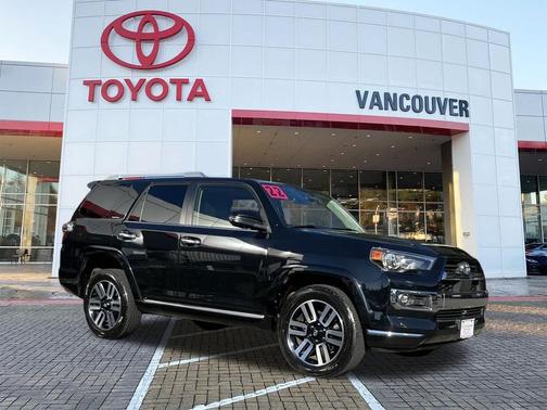 Midnight Black Metallic 2022 Toyota 4Runner Limited