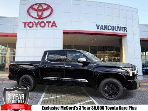 Midnight Black Metallic 2026 Toyota Tundra 1794 Edition