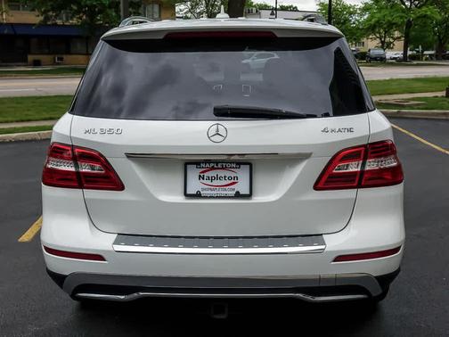 Polar White 2014 Mercedes-Benz M-Class 4MATIC