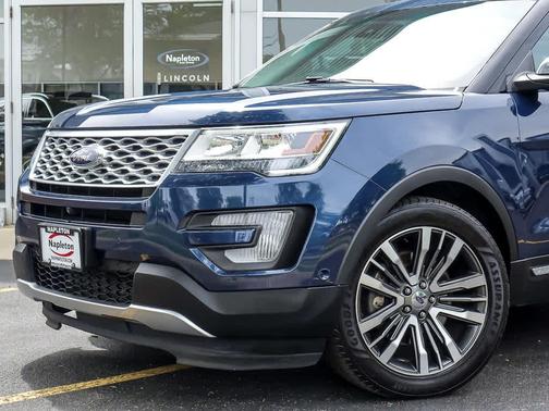 Blue Jeans Metallic 2016 Ford Explorer Platinum