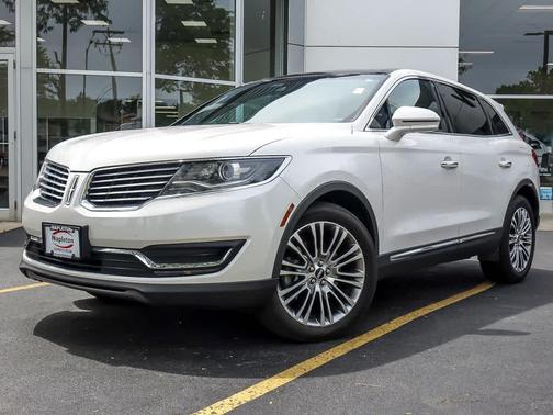 White Platinum Metallic Tri-Coat 2016 Lincoln MKX Reserve