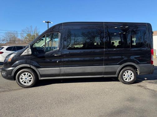 Agate Black Metallic 2023 Ford Transit-350 XLT
