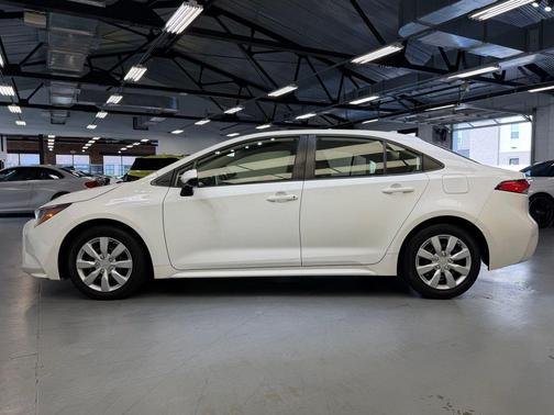 White 2022 Toyota Corolla LE
