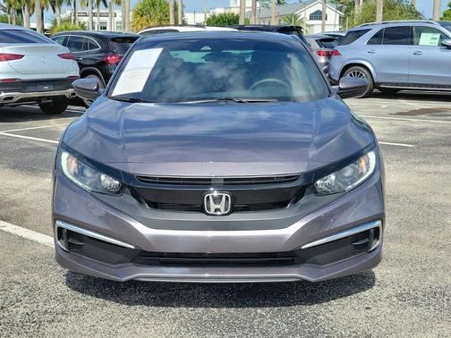 Modern Steel Metallic 2019 Honda Civic LX