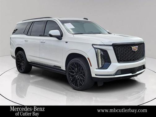 Crystal White Tri-Coat 2025 Cadillac Escalade Sport Platinum