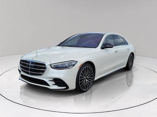 Diamond White 2022 Mercedes-Benz S-Class S 500 4MATIC