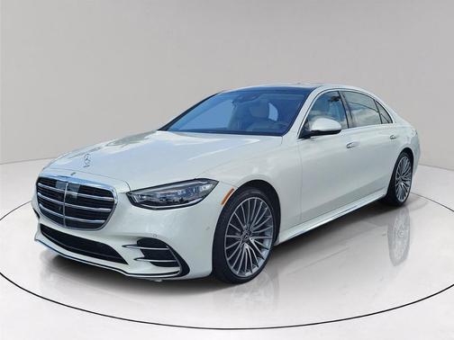 Diamond White 2022 Mercedes-Benz S-Class S 500 4MATIC