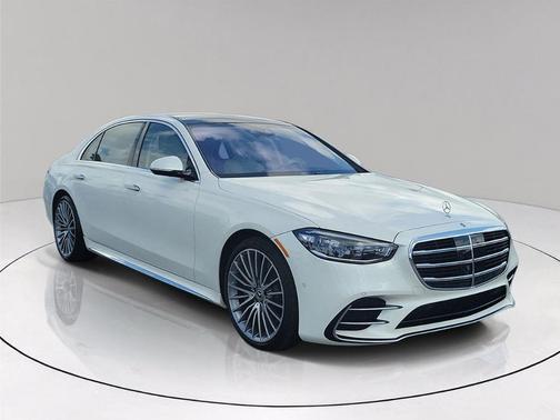 Diamond White 2022 Mercedes-Benz S-Class S 500 4MATIC