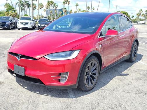Red Multi 2019 Tesla Model X Long Range