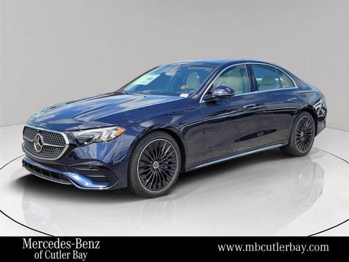 Blue 2026 Mercedes-Benz E-Class E 450 4MATIC