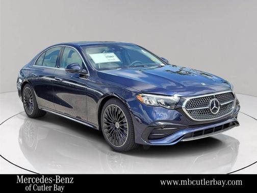 Blue 2026 Mercedes-Benz E-Class E 450 4MATIC