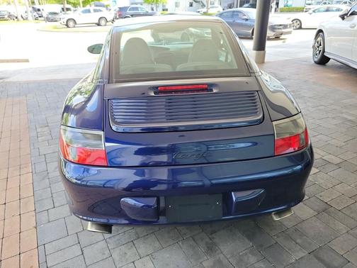 Blue 2004 Porsche 911 Targa