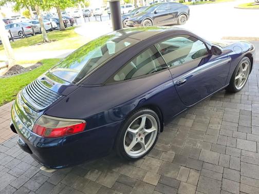Blue 2004 Porsche 911 Targa