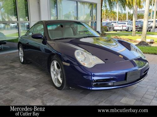 Blue 2004 Porsche 911 Targa