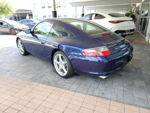 Blue 2004 Porsche 911 Targa