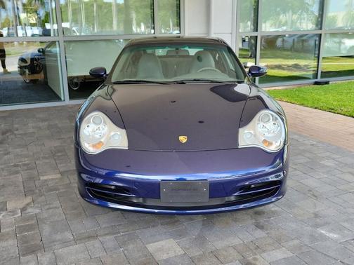 Blue 2004 Porsche 911 Targa