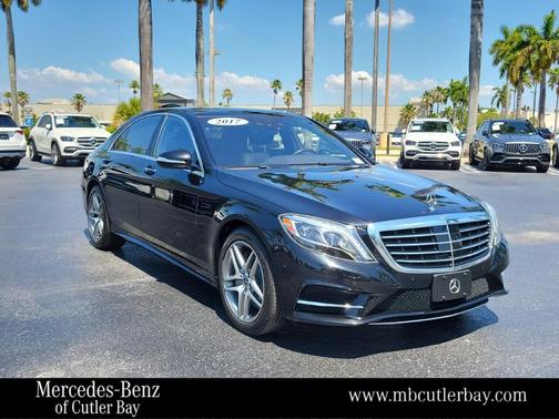 Black 2017 Mercedes-Benz S-Class S 550