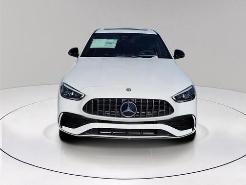 White 2026 Mercedes-Benz AMG C 43 Base 4MATIC