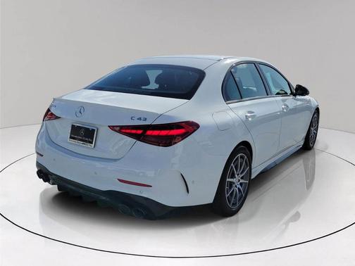 White 2026 Mercedes-Benz AMG C 43 Base 4MATIC