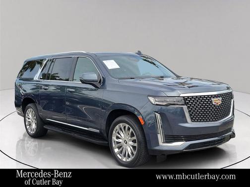 Shadow Metallic 2021 Cadillac Escalade ESV Premium Luxury