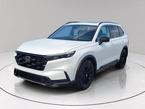 White 2025 Honda CR-V Hybrid Sport-L