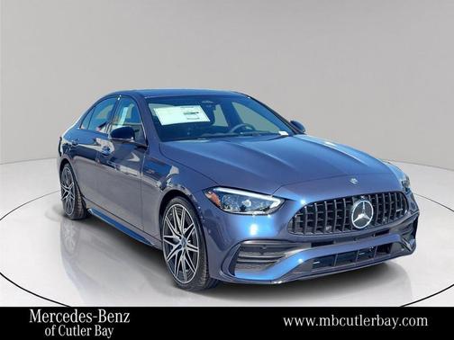 Blue 2026 Mercedes-Benz AMG C 43 Base 4MATIC