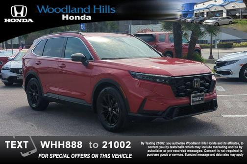 Radiant Red Metallic 2024 Honda CR-V Hybrid Sport FWD