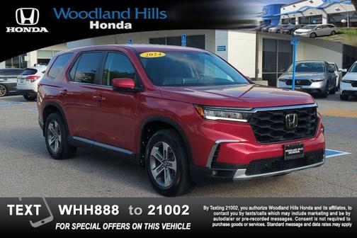 Radiant Red Metallic II 2024 Honda Pilot EX-L