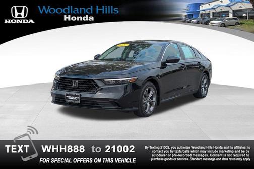 Crystal Black Pearl 2024 Honda Accord EX