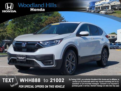 Platinum White Pearl 2022 Honda CR-V AWD EX-L