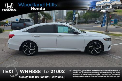 Platinum White Pearl 2021 Honda Accord Sport SE 1.5T