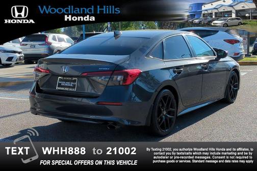 Gray 2023 Honda Civic Sport