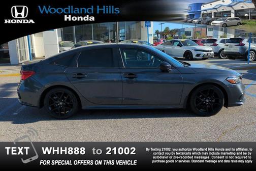 Gray 2023 Honda Civic Sport